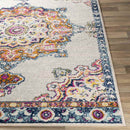 Tilburen Traditional Burnt Orange Area Rug