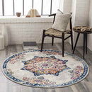 Tilburen Traditional Burnt Orange Area Rug