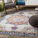 Tilburen Traditional Burnt Orange Area Rug
