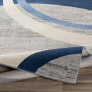 Tjaard Modern Navy Area Rug