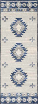 Tjeintgum Rustic Navy Area Rug