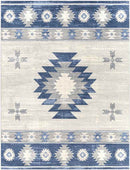 Tjeintgum Rustic Navy Area Rug