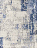 Triemen Modern Navy Area Rug