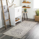 Warns Traditional Taupe Area Rug