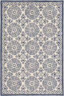Wilaard Traditional Dark Blue Area Rug