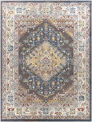 Var Traditional Teal Area Rug