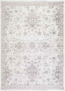 Woudsend Traditional Light Gray Area Rug