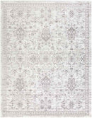 Woudsend Traditional Light Gray Area Rug