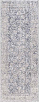 Alting Traditional Bright Blue Area Rug