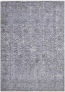 Amerika Traditional Bright Blue Area Rug