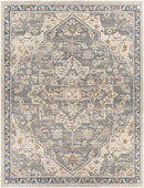 Anreep Traditional Denim Area Rug