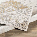 Teramo Traditional Tan Area Rug