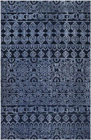 Hoogehaar Traditional Navy Area Rug
