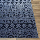 Hoogehaar Traditional Navy Area Rug