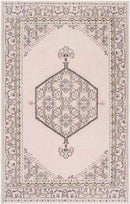 Lieving Traditional Pale Pink Area Rug