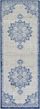 Clichy Traditional Navy Area Rug