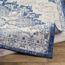 Clichy Traditional Navy Area Rug