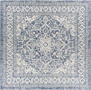 Mantinge Traditional Navy Area Rug