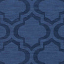 Bergerac Modern Dark Blue Area Rug