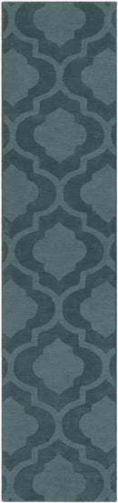 Bergerac Modern Teal Area Rug