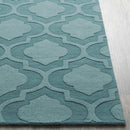 Bergerac Modern Teal Area Rug