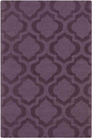Bergerac Modern Eggplant Area Rug