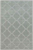 Ermont Modern Ice Blue Area Rug