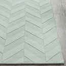 Menton Modern Ice Blue Area Rug
