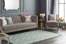Menton Modern Ice Blue Area Rug