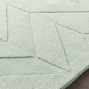 Menton Modern Ice Blue Area Rug