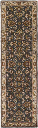 Palaiseau Traditional Denim Area Rug