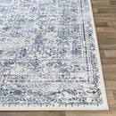 Hyeres Traditional Dark Blue Area Rug