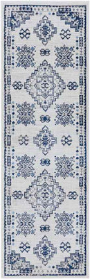 Pikveld Traditional White Area Rug