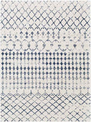 Ruinen Global Dark Blue/White Area Rug