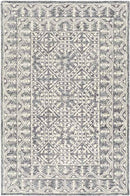 Valthe Traditional Dark Blue Area Rug