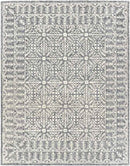 Valthe Traditional Dark Blue Area Rug