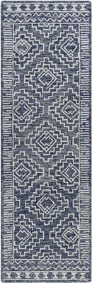 Vledder Global Dark Blue Area Rug