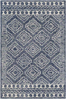 Vledder Global Dark Blue Area Rug