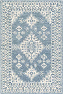 Vossebelt Traditional Pale Blue Area Rug