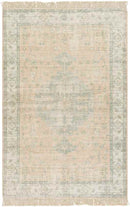 Wittelte Traditional Camel Area Rug