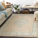 Wittelte Traditional Camel Area Rug