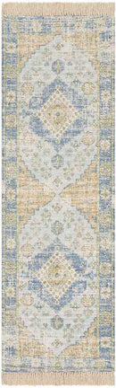 Sandiacre Traditional Sky Blue Area Rug