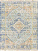Sandiacre Traditional Sky Blue Area Rug
