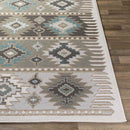 Landerd Rustic Silver Gray Area Rug