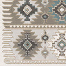 Landerd Rustic Silver Gray Area Rug