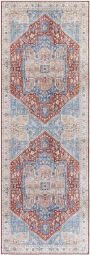 Maasdriel Traditional Burnt Orange Area Rug