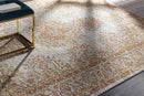 Ennetmoos Traditional Burnt Orange Area Rug