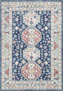 Fribourg Traditional Navy Area Rug