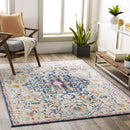 Buttinga Traditional Navy Area Rug