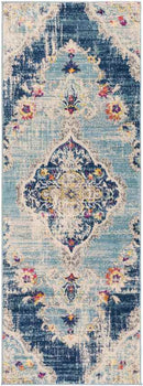 Brongerga Traditional Blue Area Rug